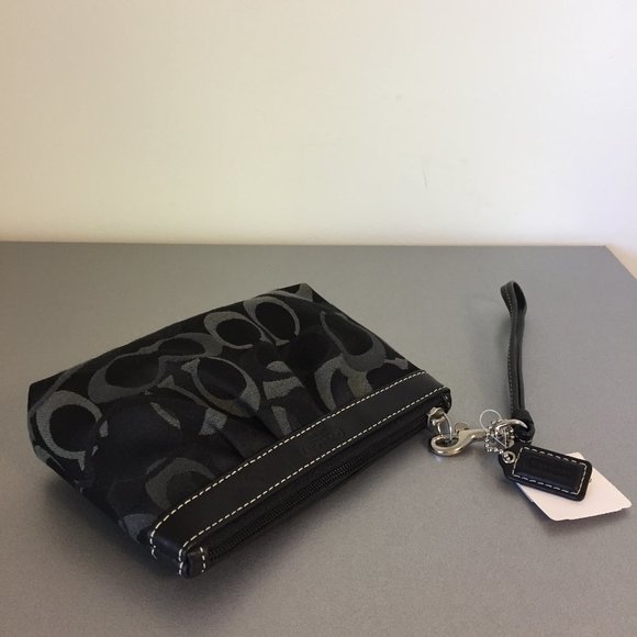 Black and Gray Everyday NEW Coach Wristlet - Picture 3 of 4
